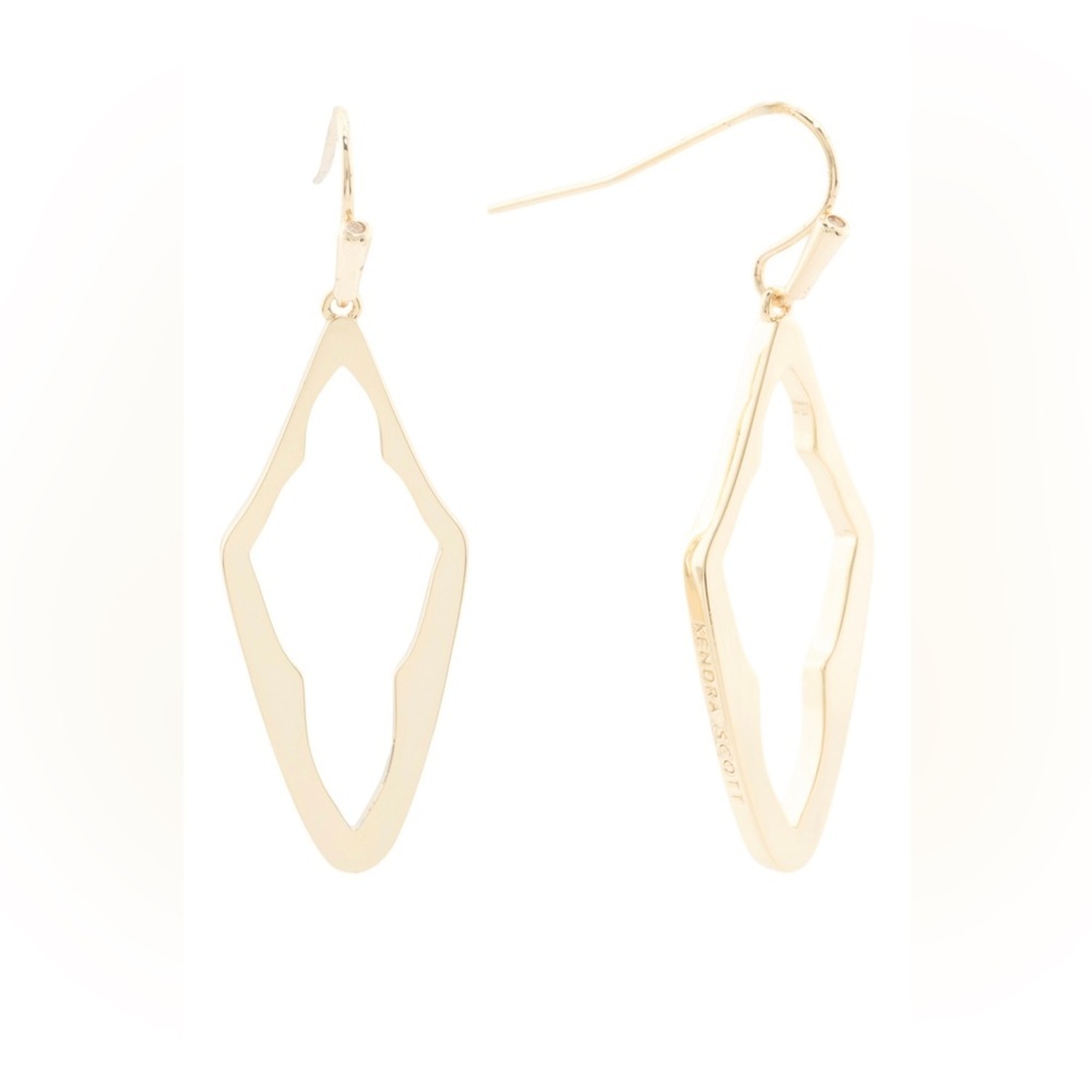 NWT Kendra Scott Gold Eloganted Hoop